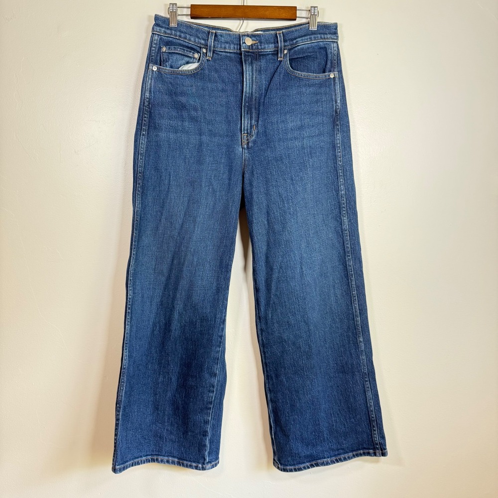 Apiece Apart Merida High Rise Wide Leg Jeans Size 33 Tulum Wash Blue